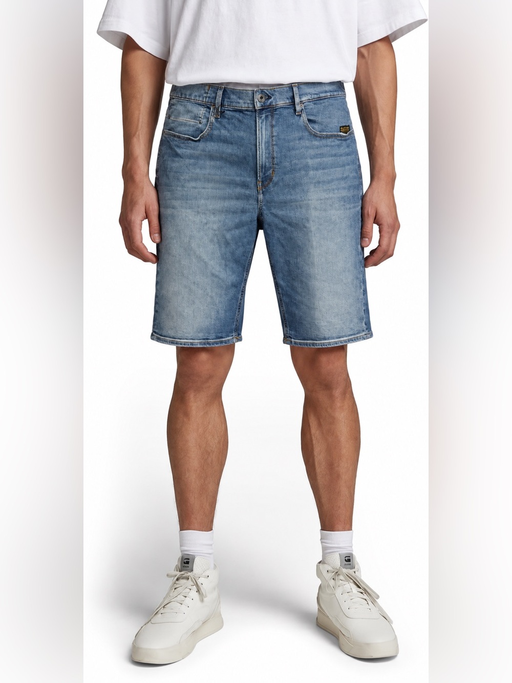 G-Star RAW Type M Straight Denim Shorts Men’s Blue Jean Shorts